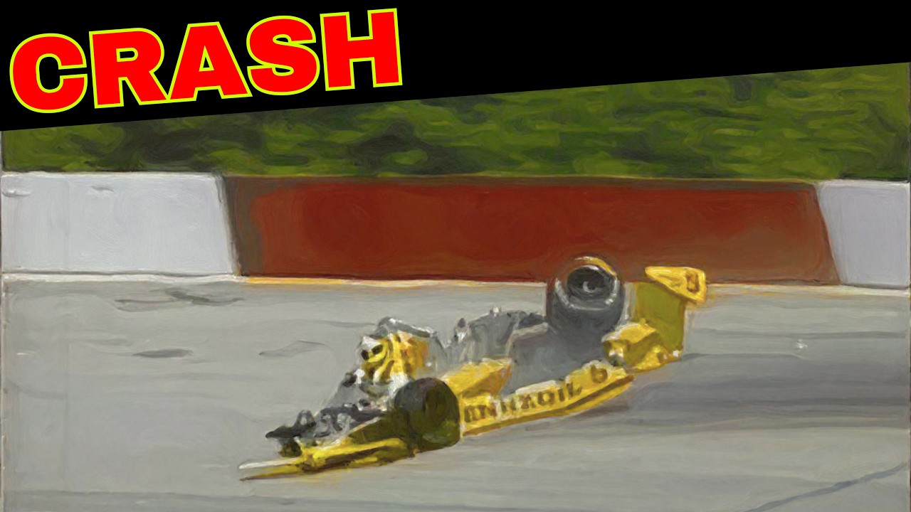 Johnny Rutherford Crash, Car Splits in Half (1982 CART Pocono)