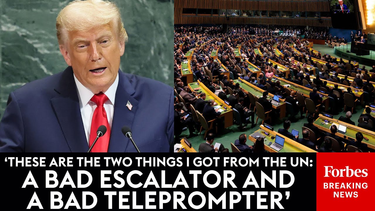 BREAKING NEWS: Trump Absolutely Excoriates The United Nations In Blistering 2025 UNGA Speech