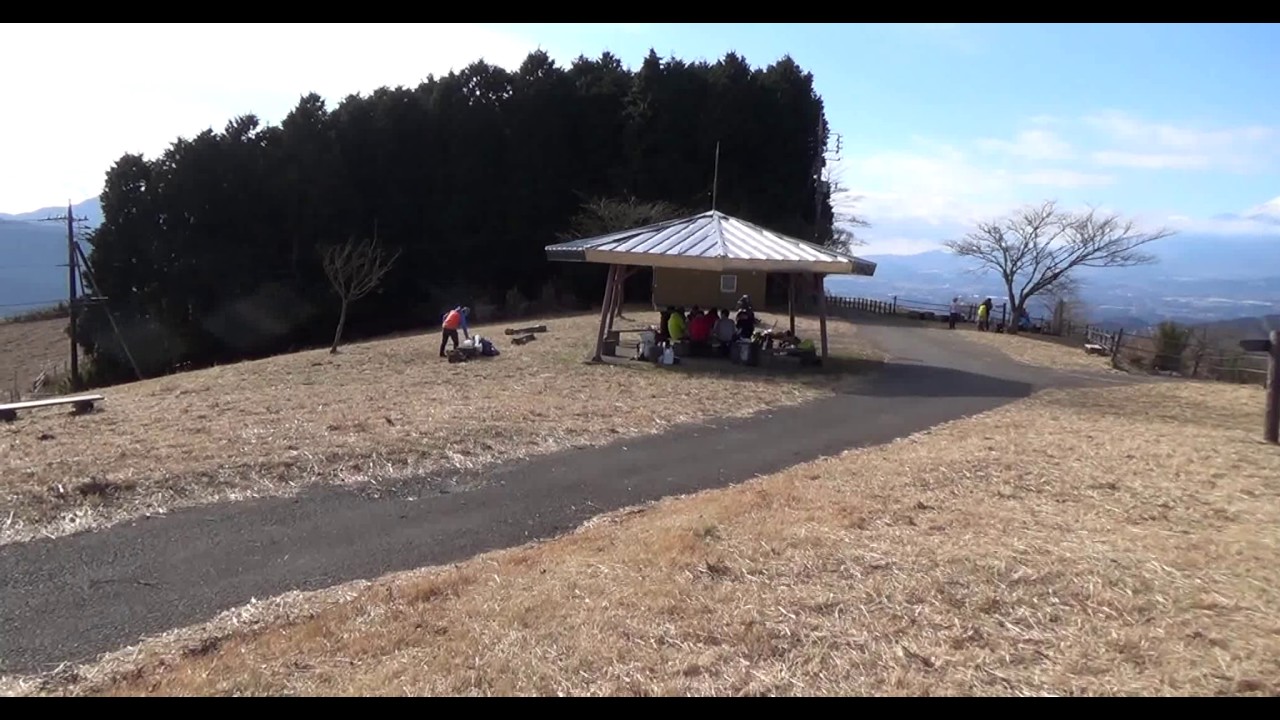 神奈川県山北町大野山頂上風景2016.12.25