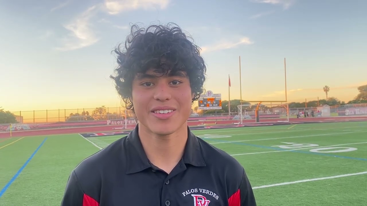 Ian Alonzo of Palos Verdes Boys Soccer on Scoring Twice in Bay League Win Against Redondo Union