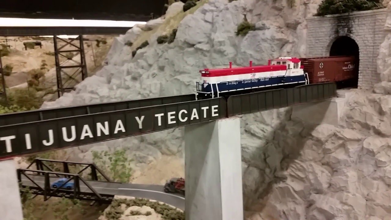 HO Scale SDIY 701 at Tecate on the SDMRRA's SD&AE Layout