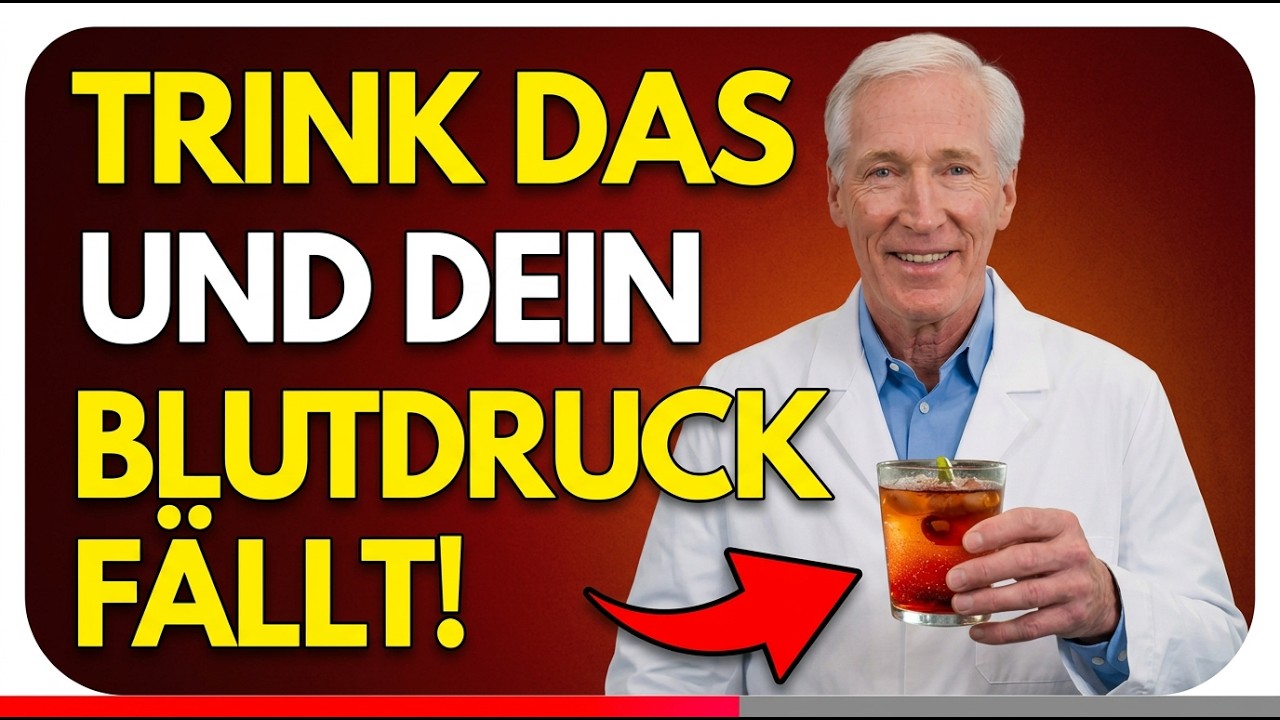 TRINK DAS! DIESE 3 GETRÄNKE SENKEN IHREN BLUTDRUCK SOFORT – GANZ NATÜRLICH