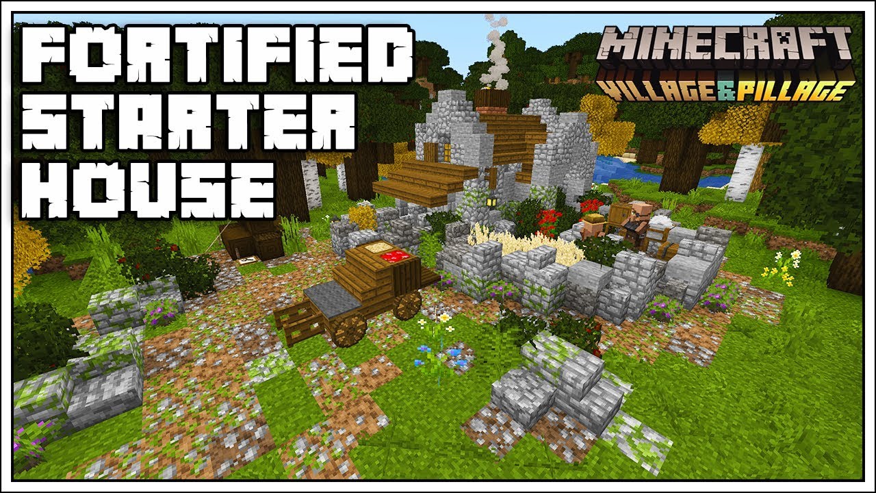 Minecraft 1.14 ► Fortified Survival Starter House!!!