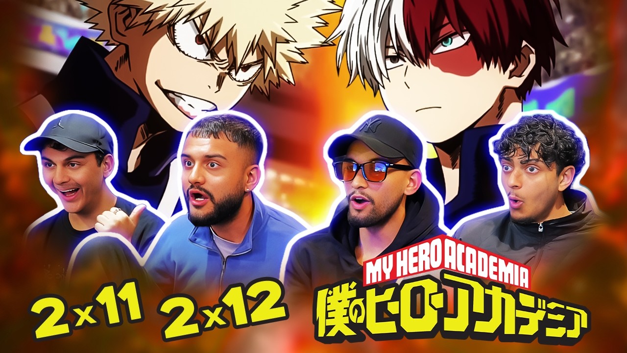 BAKUGO VS TODOROKI!! | My Hero Academia 2x11 & 2x12 | FIRST TIME REACTION
