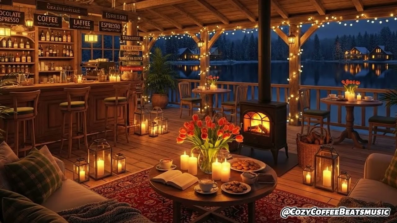 Warm Winter Morning Jazz   Cozy Coffee Shop Instrumental