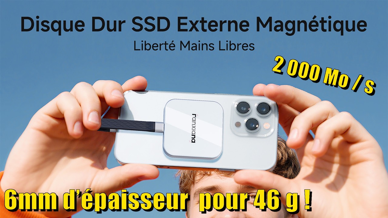 Ce petit SSD MAGNÉTIQUE m’a bluffé ! Fanxiang PS2005 test complet