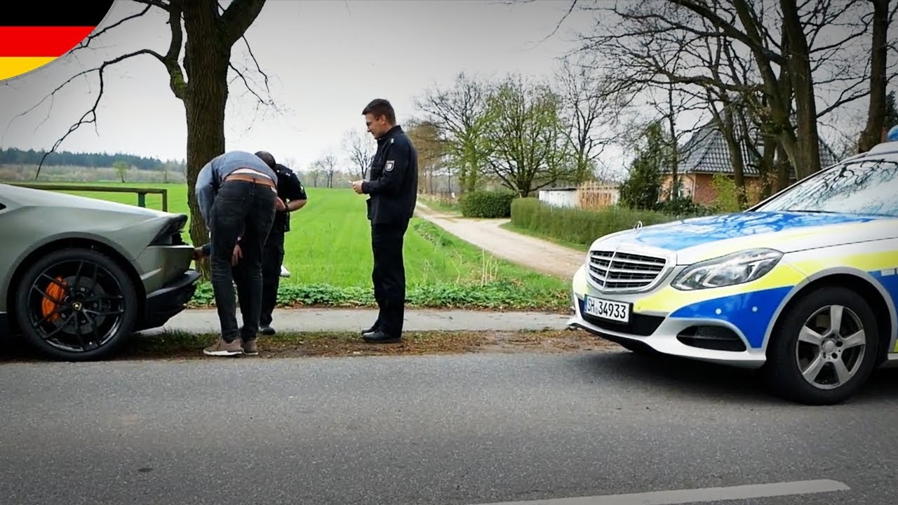 Ständig POLIZEI mit dem Lamborghini Huracán