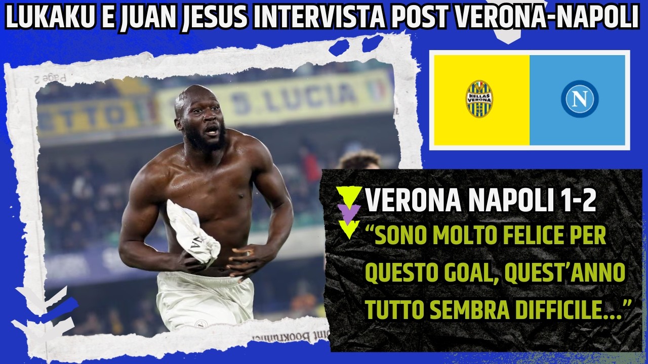 LUKAKU E JUAN JESUS INTERVISTA POST PARTITA: