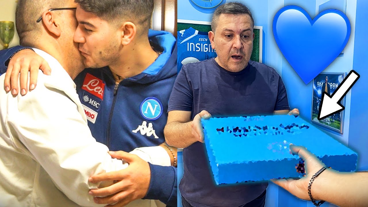 💙 HO FATTO IL REGALO PIÚ BELLO di SEMPRE a PAPÁ!! Emozionante!