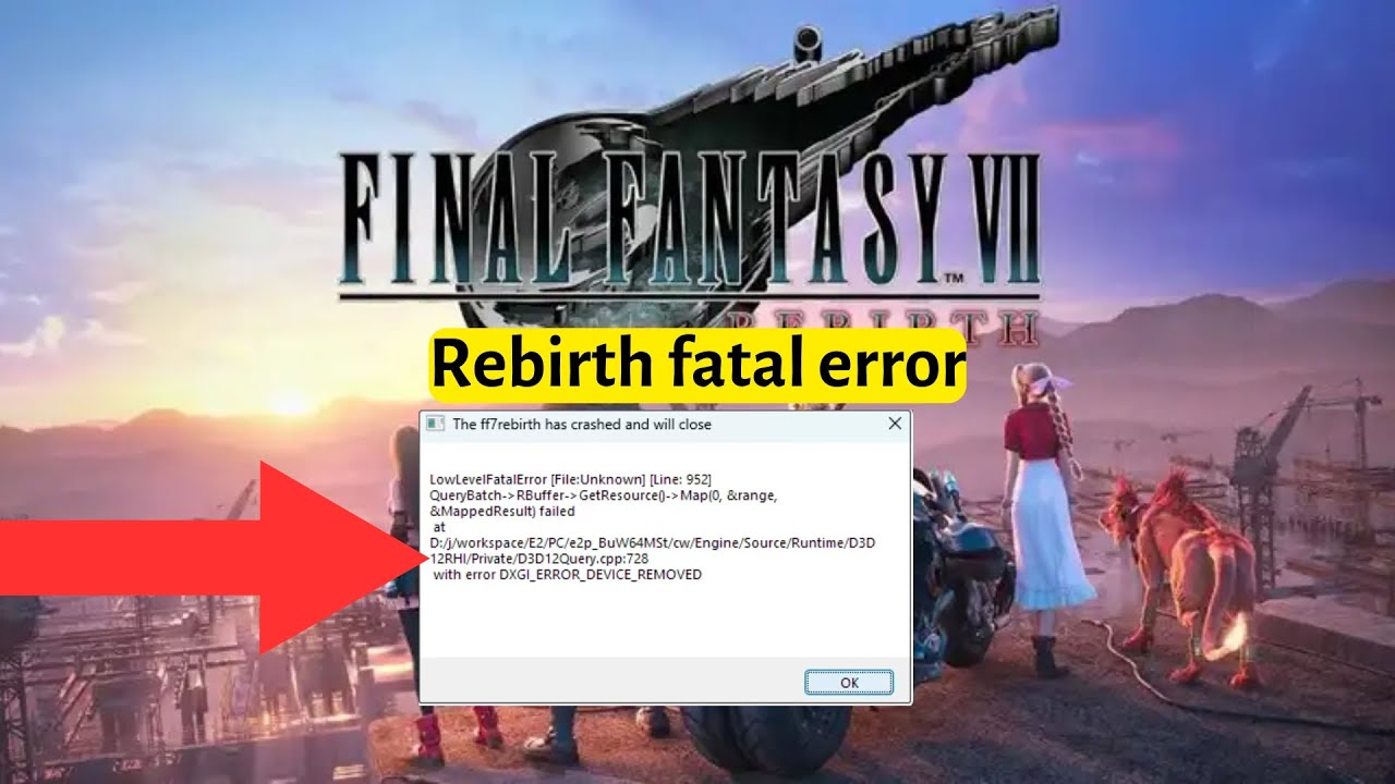 How to fix ff7 rebirth fatal error