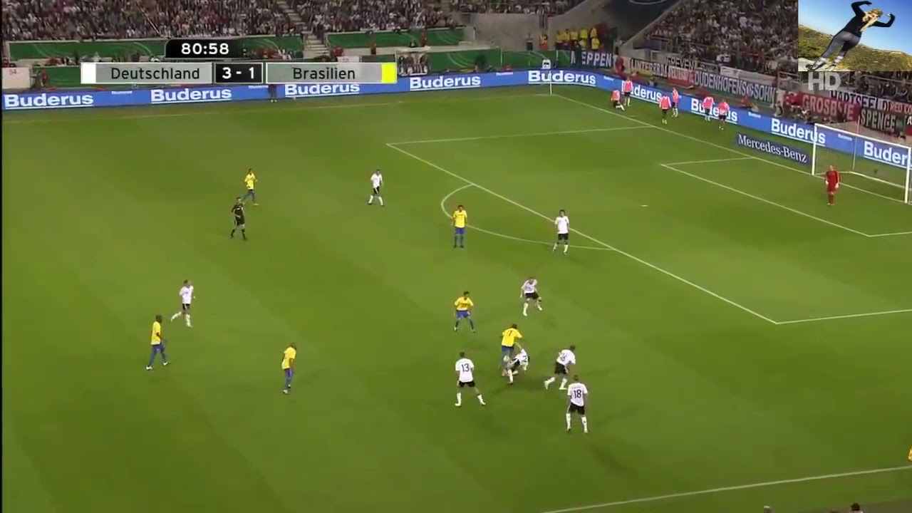 Robinho amazing dribble vs Germany HD (720p60)