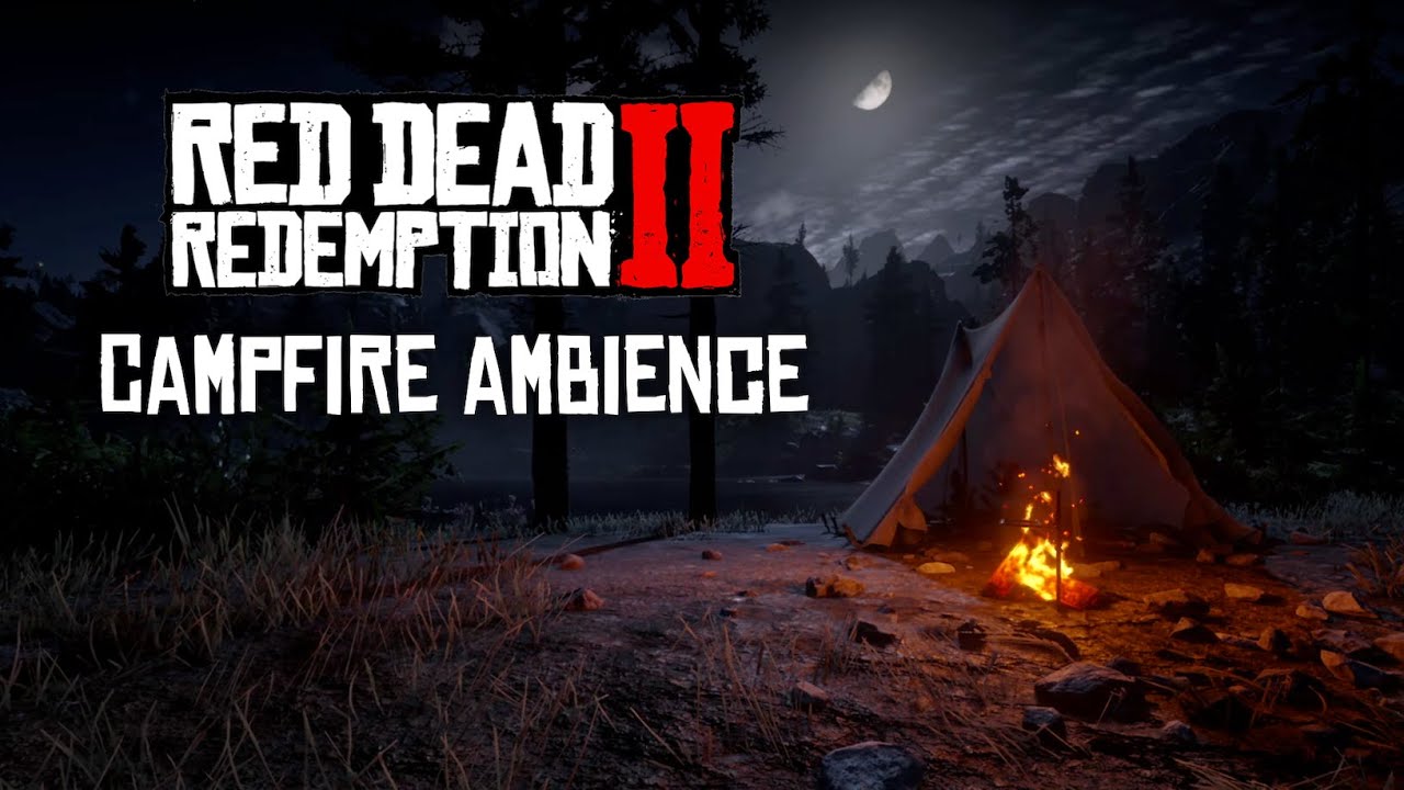 🔥 Peaceful Campfire | Wilderness Ambience from Red Dead Redemption II
