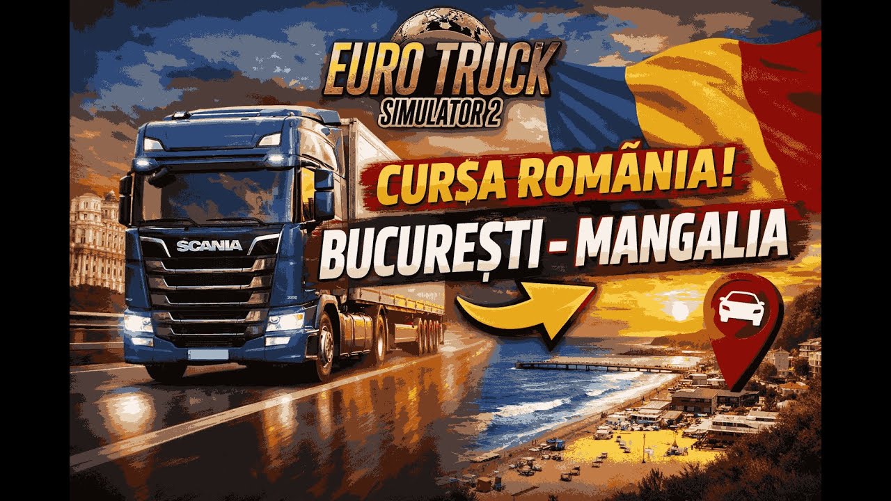MARFĂ DE MILIOANE! 💎 Scania S pe ruta București - Mangalia | ETS2 România