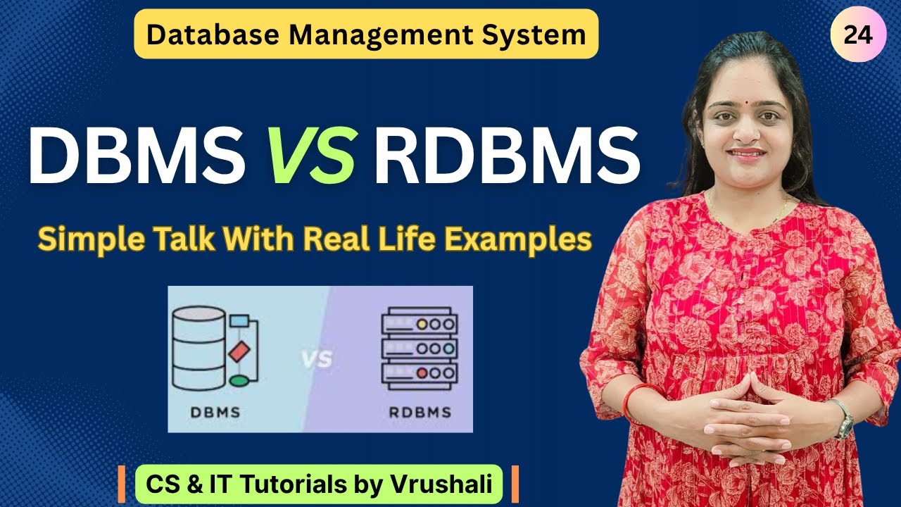 DBMS 24: DBMS vs RDBMS in just 3 Mins!      #databasemanagementsystem