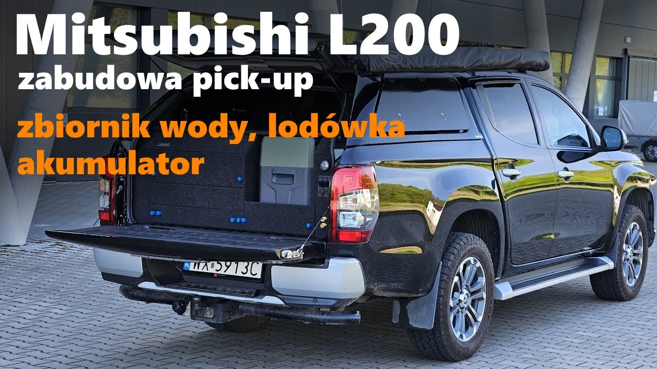 Zabudowa wyprawowa Mitsubishi L200 &ndash; kuchnia, woda, energia i porządek!