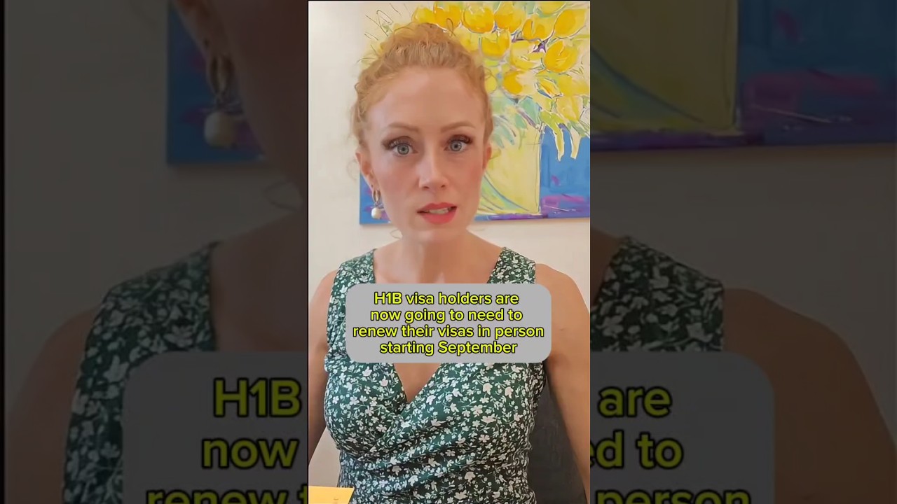 H1B visa holders are now going to need to renew their visas in person starting September