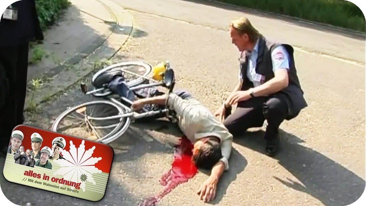 Fahrradunfall | Alles in Ordnung