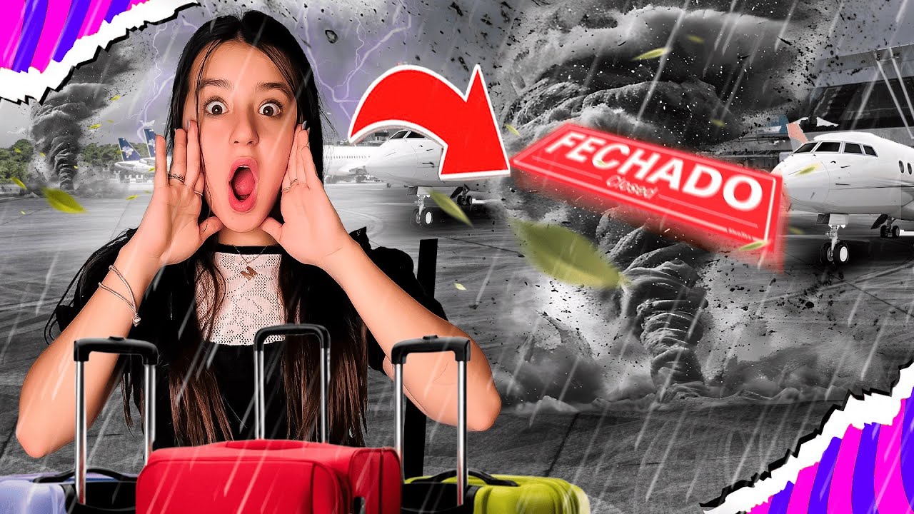 A TEMPESTADE CHEGOU NO AEROPORTO ! *Será que vamos conseguir viajar ?