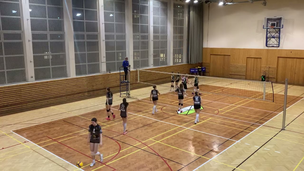 1. Liga kadetky, Stred, Zvolen - Volleyteam, 2. Zapas, 1:3