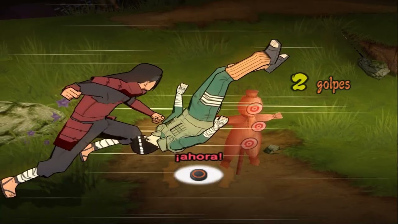 {Lee Vs 1º Hokage} Naruto Shippuden Ultimate Ninja 5