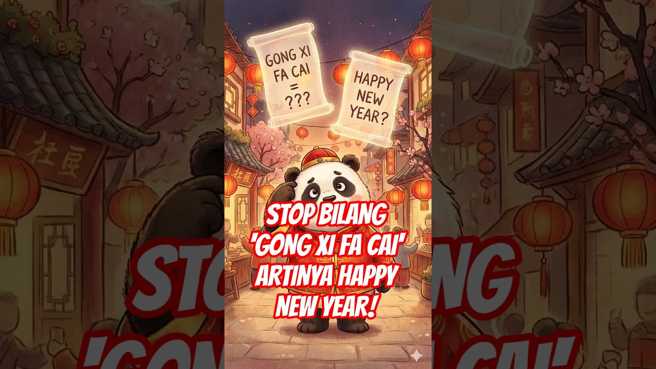 STOP BILANG 'GONG XI FA CAI' ARTINYA HAPPY NEW YEAR!