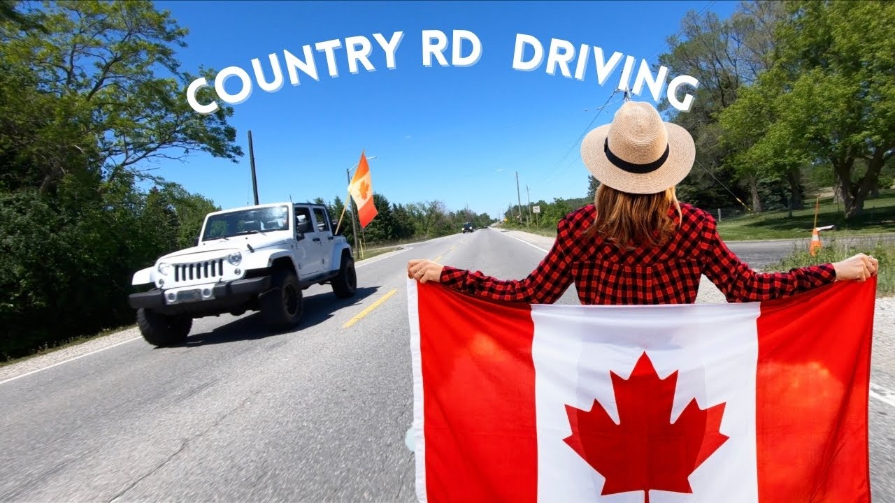 CANADA Country Rd Driving: Brantford to Hamilton Ontario via Colborne St E