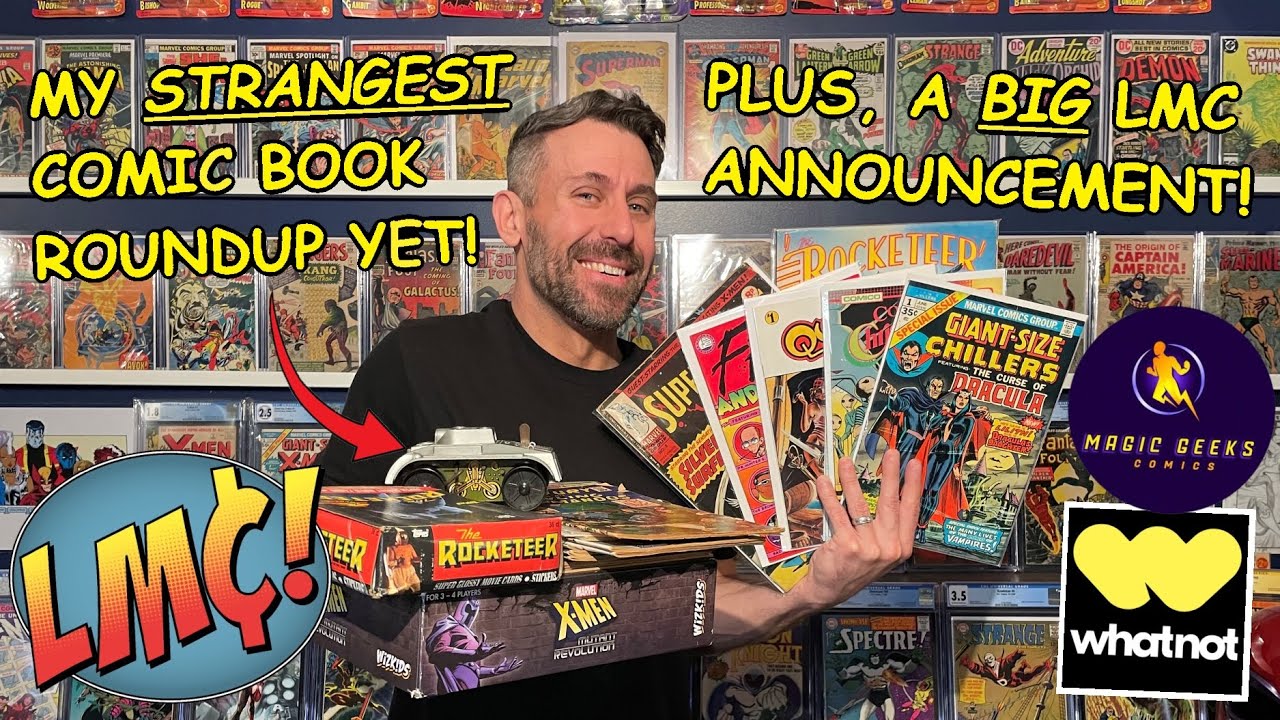 My Strangest Comic Book Roundup Ever! PLUS…  a BIG Lunch Money Comics Announcement!