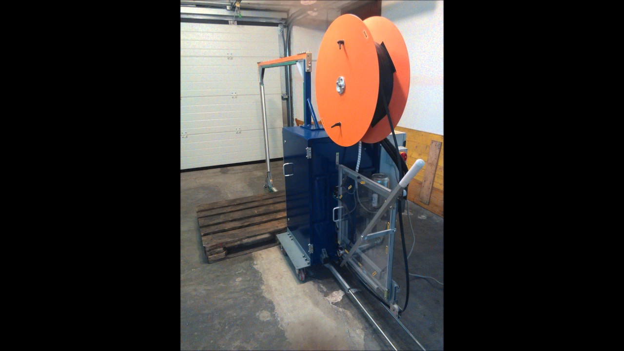 Filmato reggiatrice config  pallet