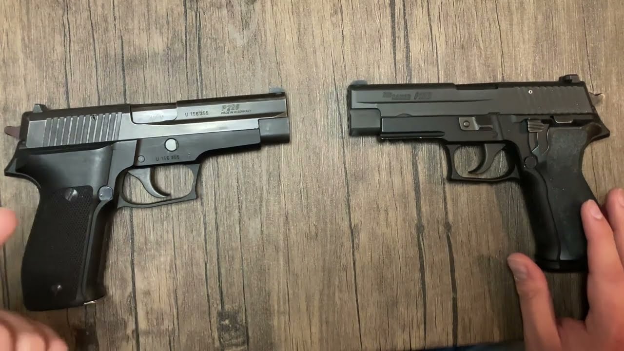 West German Sig P226 vs U.S. Sig P226