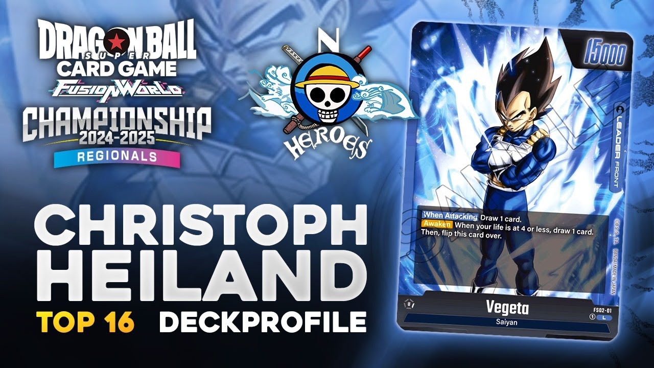 TOP 16 BLUE VEGETA | CHRISTOPH HEILAND | noHEROES OFFLINE REGIONAL | DBS FUSION WORLD | FB02