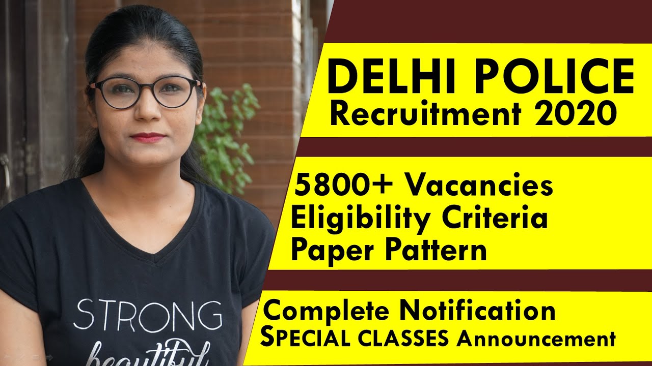 Delhi Police Recruitment 2020 || Vacancy Details/Eligibility/Paper Pattern || Study With Coach