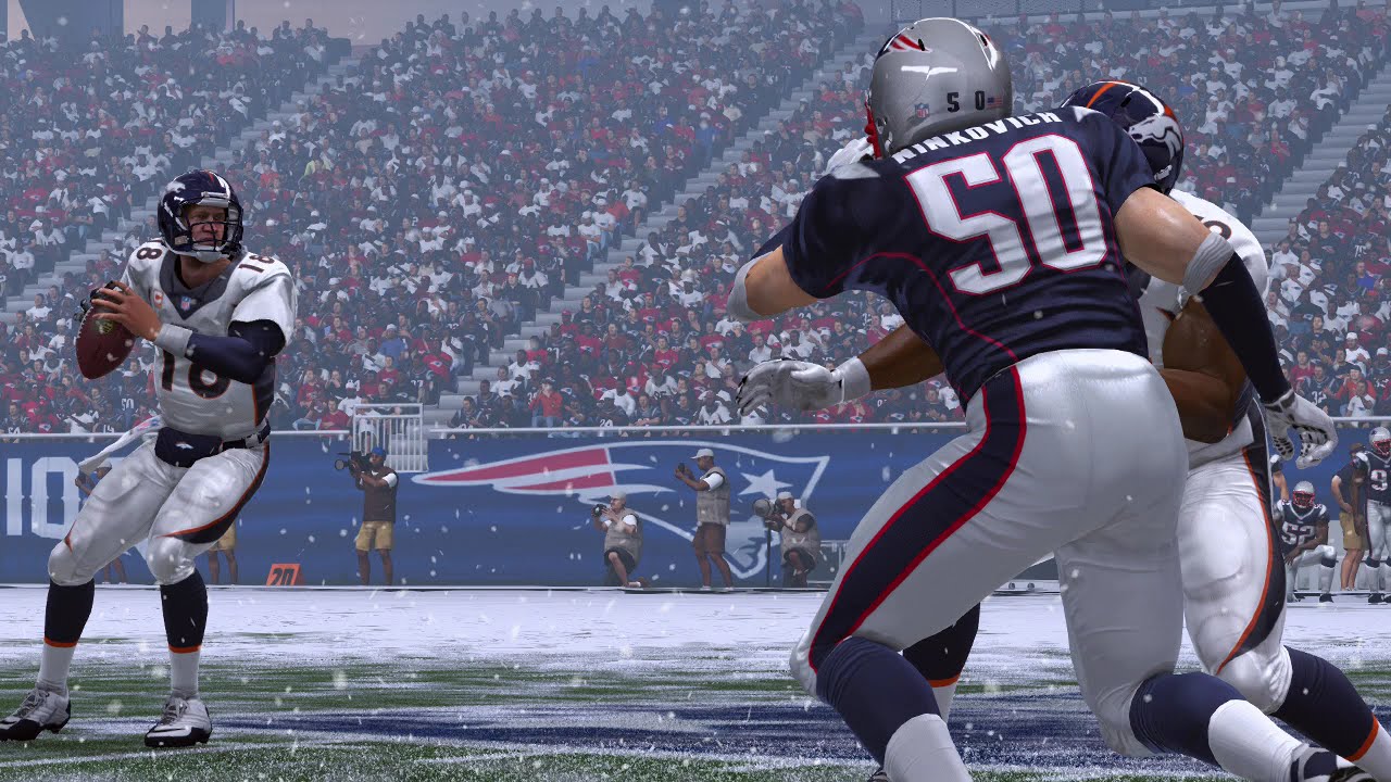 Madden 15 (PS4): Broncos vs Patriots (NFL Game Of The Day) 1080p/60fps