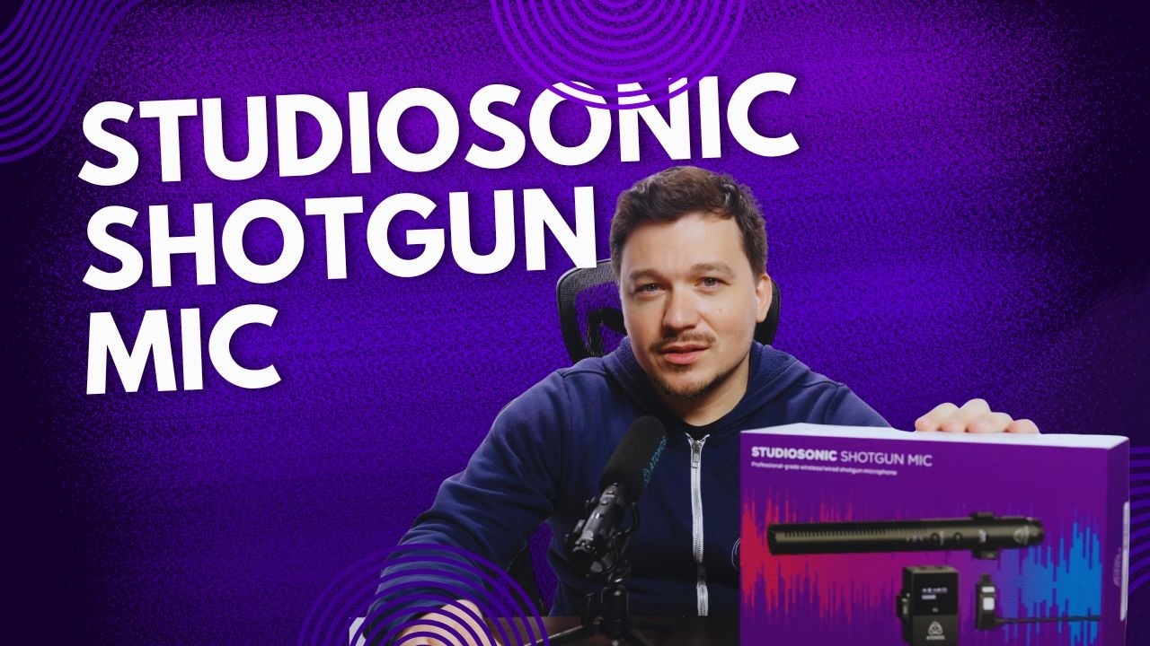 Микрофон StudioSonic для кинематографистов и стримеров | Беспроводное и проводное аудиорешение