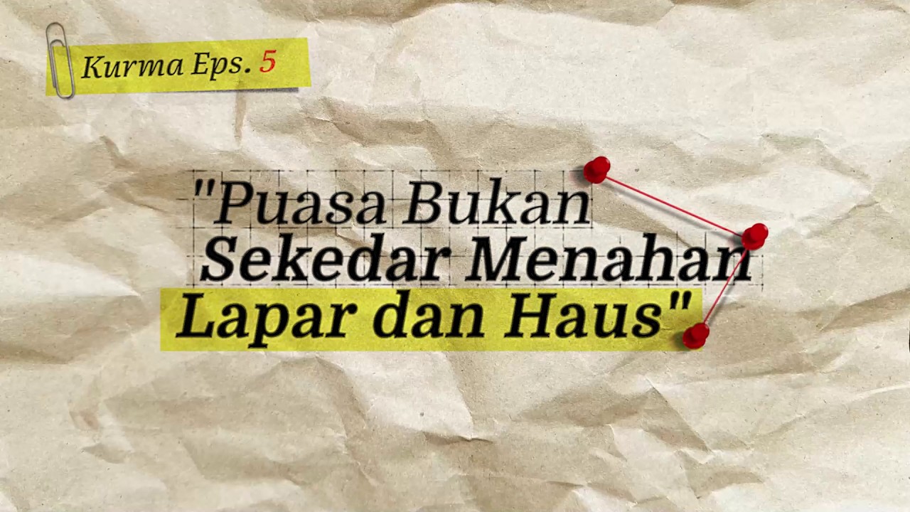 Kurma Eps. 5 | Puasa Bukan Sekedar Menahan Lapar dan Haus | Dr. Imron, MA.