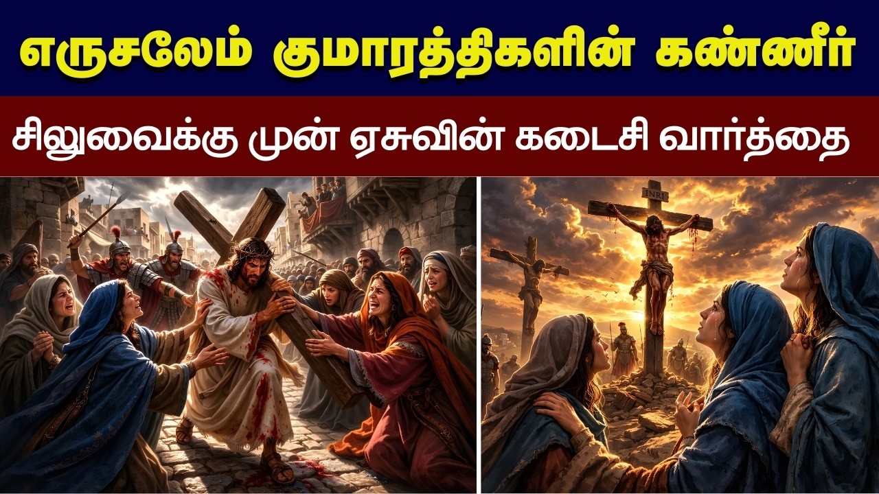 10 - சிலுவைக்கு முன் இயேசுவின் கடைசி வார்த்தைகள் - Peter Madhavan|Tamil Bible Christian Message
