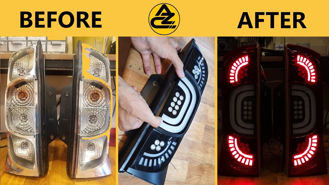 Как это сделано Fiat Fiorino Led Tail Light