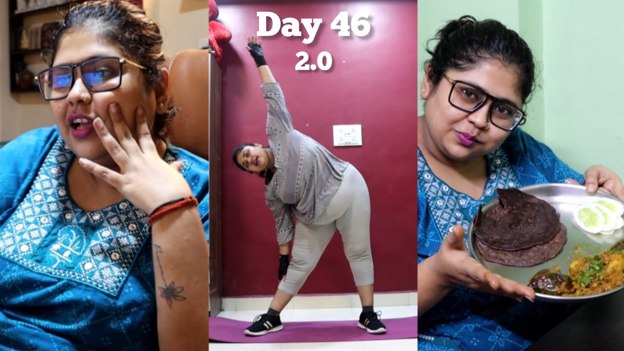 Day 46 of #75hardchallenge 2.0🔥 #rohinibg #teddians #plussize #weightloss #journey