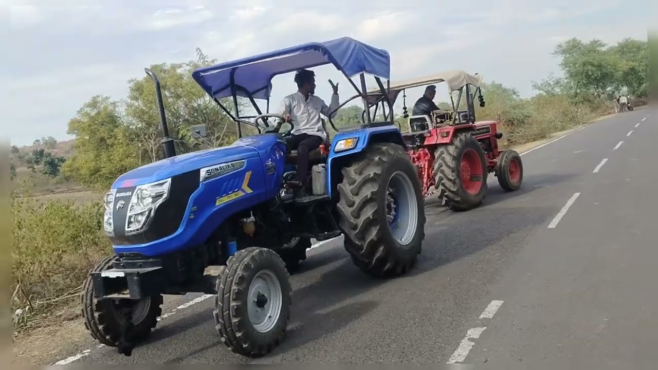 Mahindra 585 & Sonalika tigar 55 tochan mukabla 🚜 