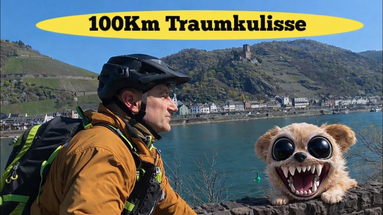 100Km Fahrradtraum #Rheinradweg mit dem Gravelbike inkl. Hundeattacke 😅 Eurovelo 15 Koblenz-Mainz
