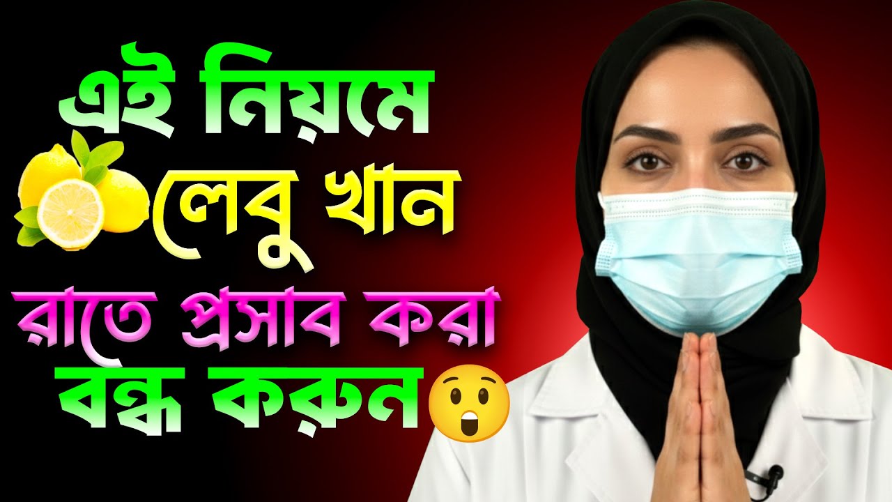 লেবু দিয়ে রাতের প্রস্রাব সমস্যা সমাধান | ৩০ মিনিটে ঘুম আসবে গভীর | জীবনের শক্তি
