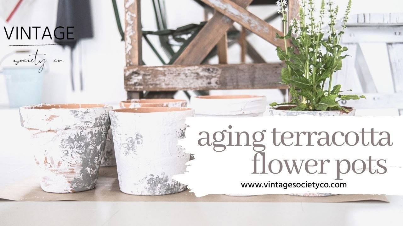 Aging Terra-cotta Flower Pots