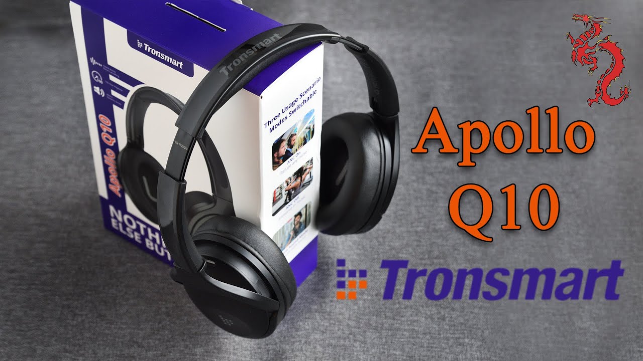 Tronsmart Apollo Q10 ANC //Блютуз наушники с активным шумодавом и рекордной автономностью
