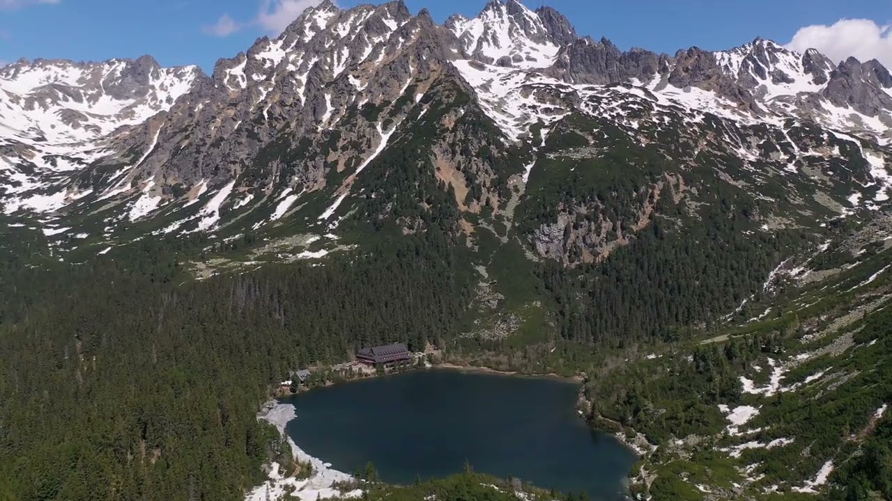 Popradske Pleso 2022 Dron 4K
