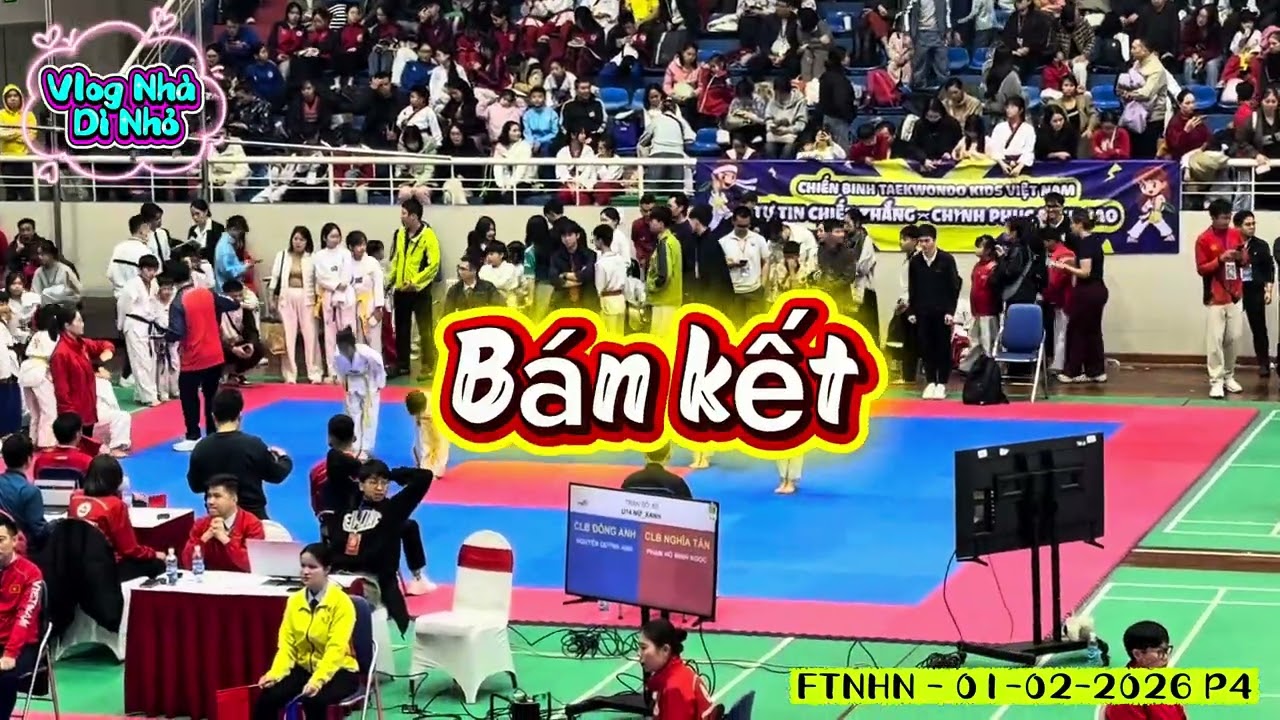 NH- Quyền đôi nam nữ Đai Vàng U12- Festival Taekwondo Hà Nội mở rộng cúp Thăng Long lần 2 năm 2026. 