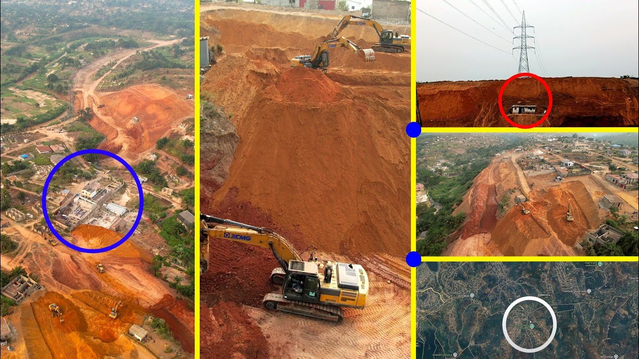 🚨 ROCADE SUD-EST À KIMWENZA, CITÉ MATUMPU 1 : CONSTRUITE SOUS LA LIGNE HT, LA MAMAN REFUSE DE PARTIR
