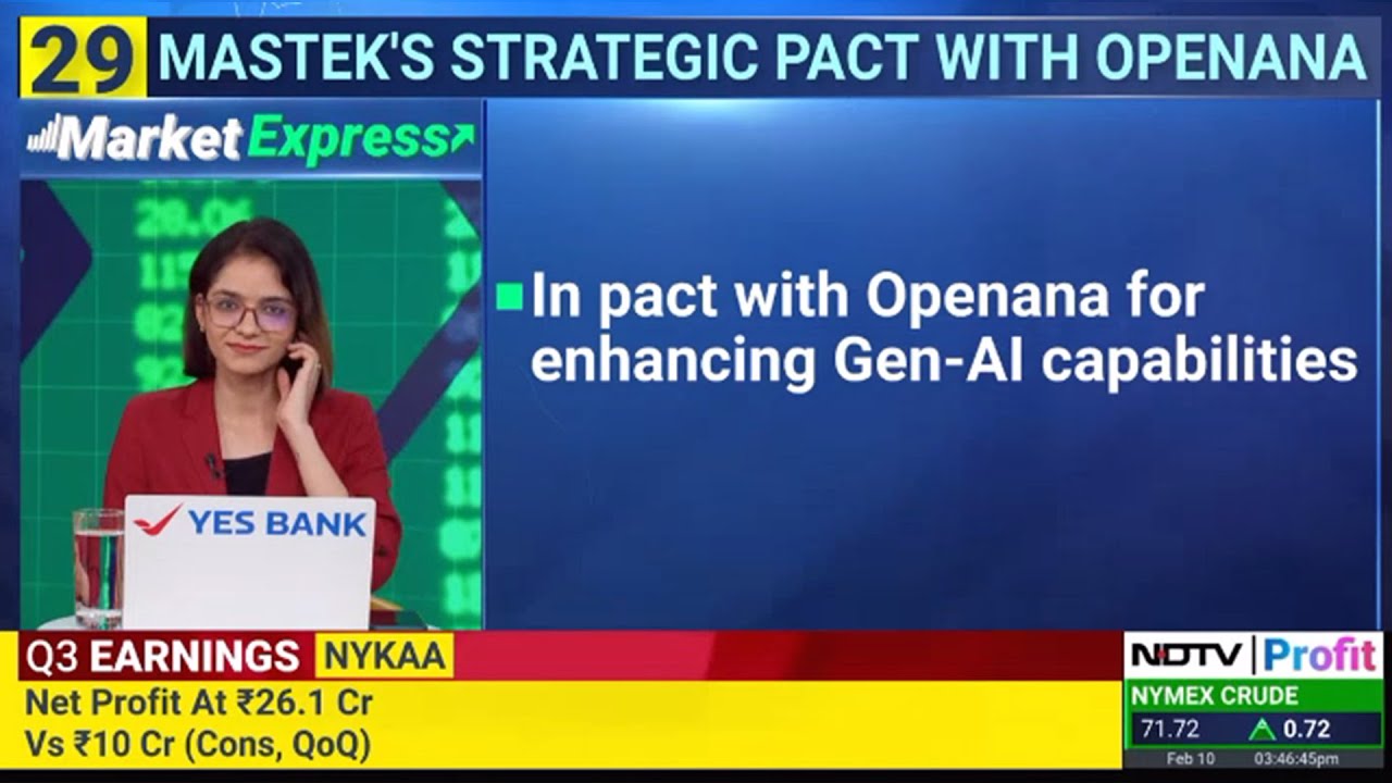 NDTV Profit Market Express: Mastek's Strategic Pact With Openana