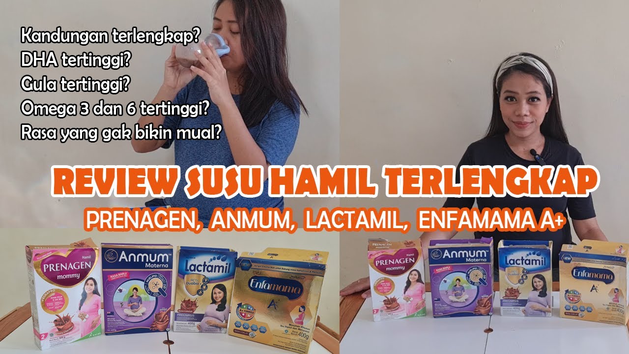REVIEW SUSU HAMIL II PERBANDINGAN INFORMASI NILAI GIZI