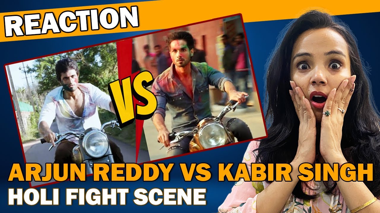 Kabir Singh Vs Arjun Reddy| Holi Scene Reaction | Shahid Kapoor vs Vijay Deverakonda