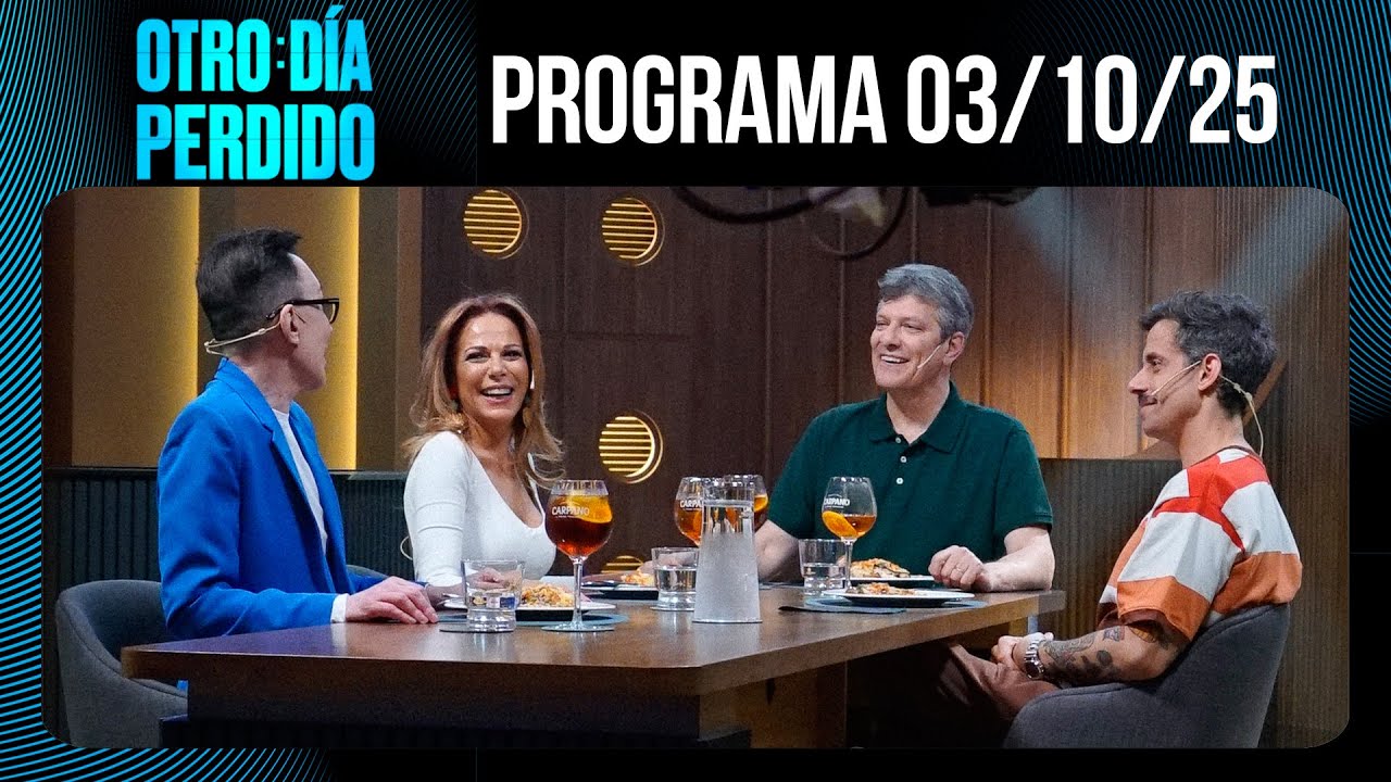 OTRO D&Iacute;A PERDIDO - Programa 03/10/25 - MEN&Uacute; VEGETARIANO PARA ILIANA CALABR&Oacute; Y MARCELO POLINO