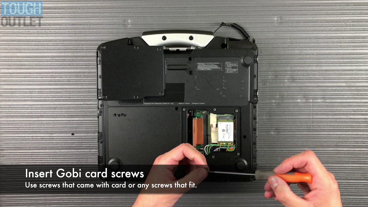 Panasonic Toughbook CF-31: How to install Gobi 5000